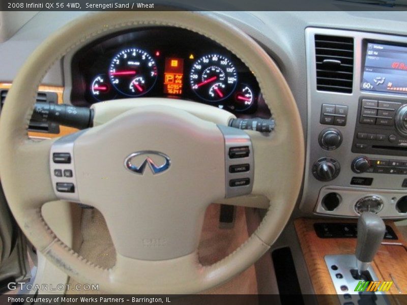 Serengeti Sand / Wheat 2008 Infiniti QX 56 4WD