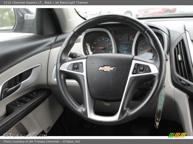 Black / Jet Black/Light Titanium 2010 Chevrolet Equinox LT