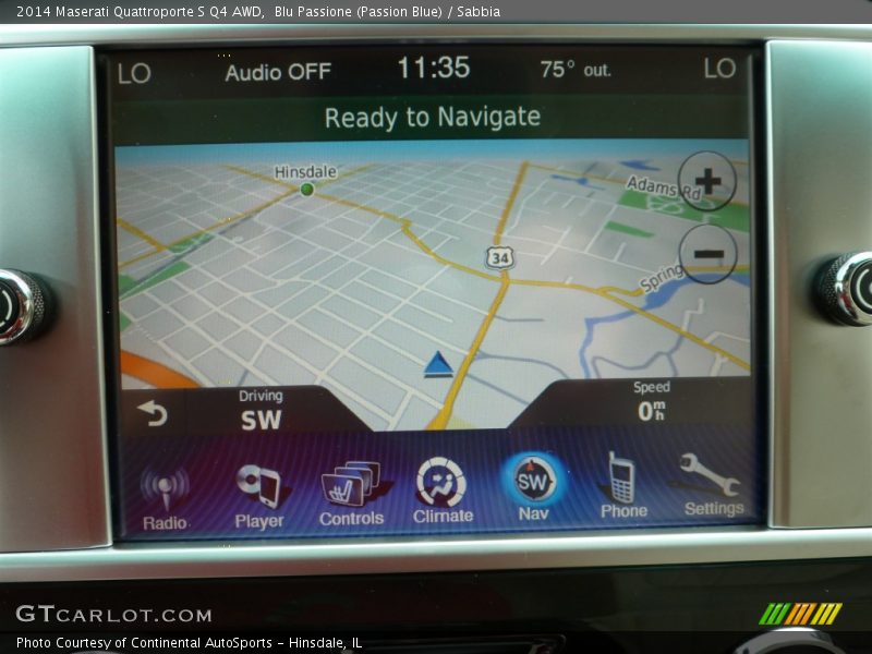 Blu Passione (Passion Blue) / Sabbia 2014 Maserati Quattroporte S Q4 AWD