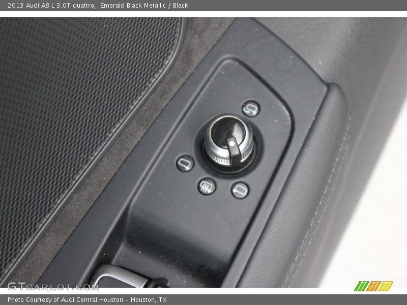 Emerald Black Metallic / Black 2013 Audi A8 L 3.0T quattro