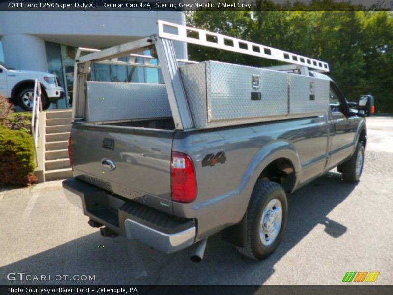 Sterling Grey Metallic / Steel Gray 2011 Ford F250 Super Duty XLT Regular Cab 4x4