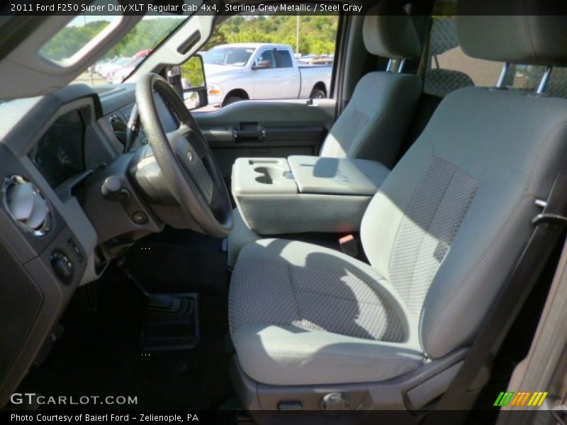 Sterling Grey Metallic / Steel Gray 2011 Ford F250 Super Duty XLT Regular Cab 4x4