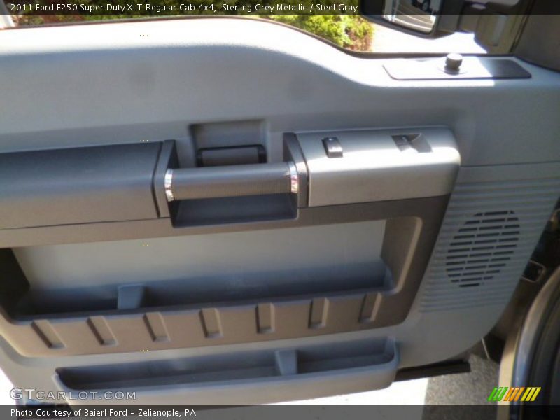 Sterling Grey Metallic / Steel Gray 2011 Ford F250 Super Duty XLT Regular Cab 4x4