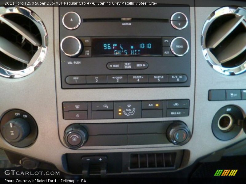 Sterling Grey Metallic / Steel Gray 2011 Ford F250 Super Duty XLT Regular Cab 4x4