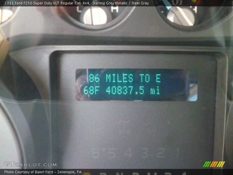 Sterling Grey Metallic / Steel Gray 2011 Ford F250 Super Duty XLT Regular Cab 4x4