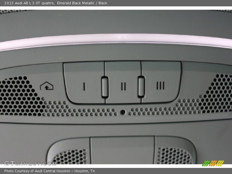 Emerald Black Metallic / Black 2013 Audi A8 L 3.0T quattro