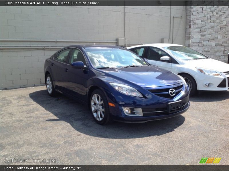 Kona Blue Mica / Black 2009 Mazda MAZDA6 s Touring