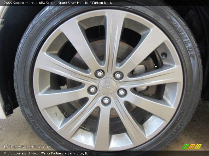 Spark Silver Metallic / Carbon Black 2009 Subaru Impreza WRX Sedan