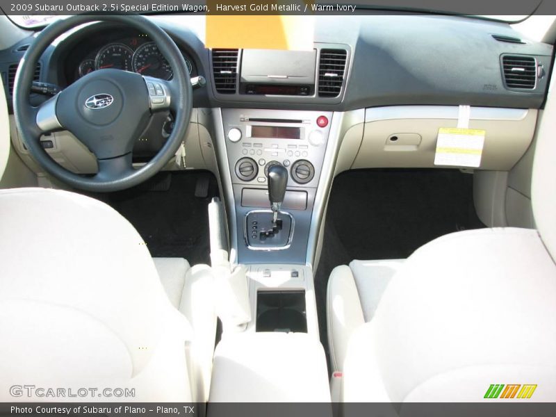 Harvest Gold Metallic / Warm Ivory 2009 Subaru Outback 2.5i Special Edition Wagon