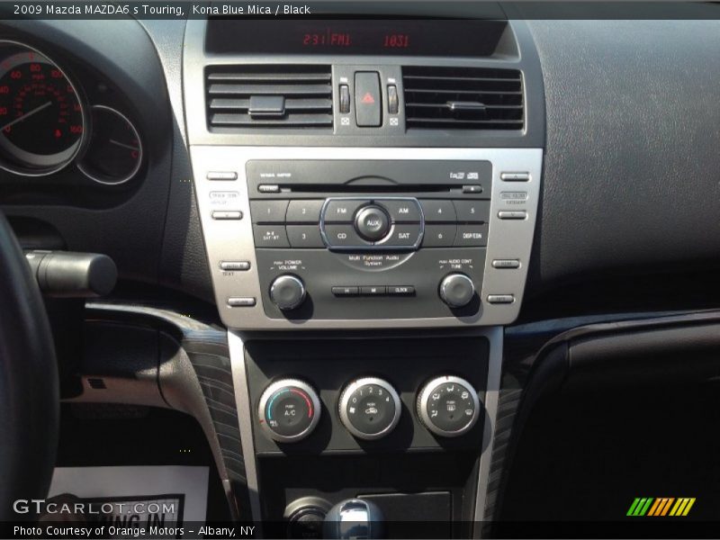 Kona Blue Mica / Black 2009 Mazda MAZDA6 s Touring