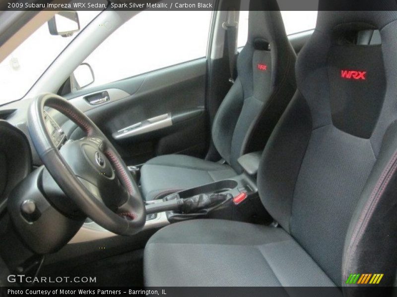 Spark Silver Metallic / Carbon Black 2009 Subaru Impreza WRX Sedan