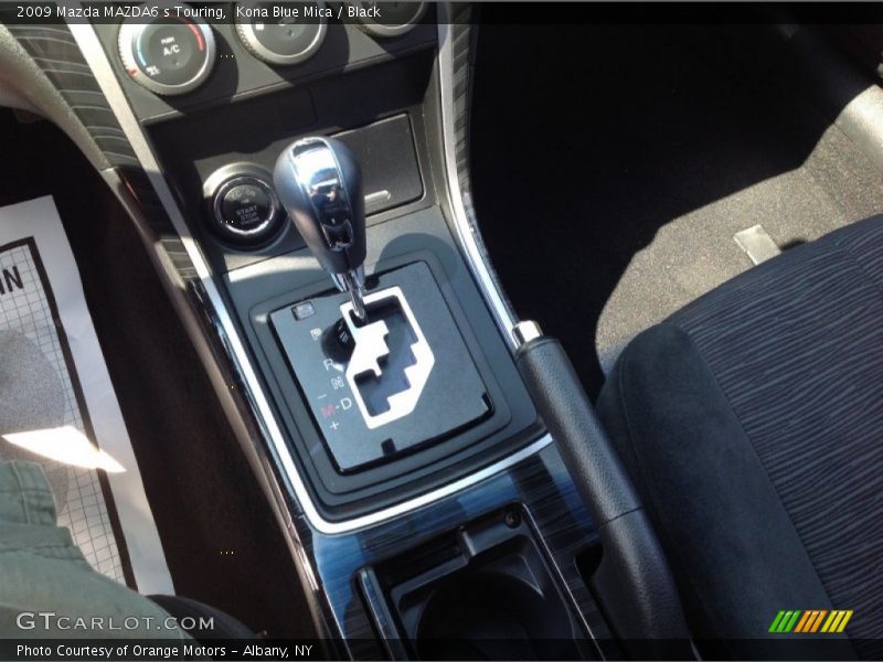 Kona Blue Mica / Black 2009 Mazda MAZDA6 s Touring