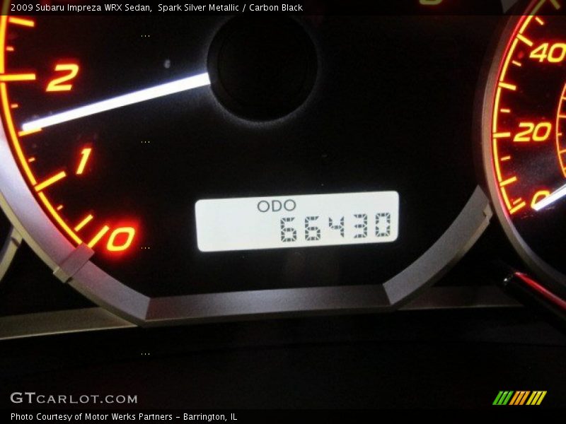 Spark Silver Metallic / Carbon Black 2009 Subaru Impreza WRX Sedan