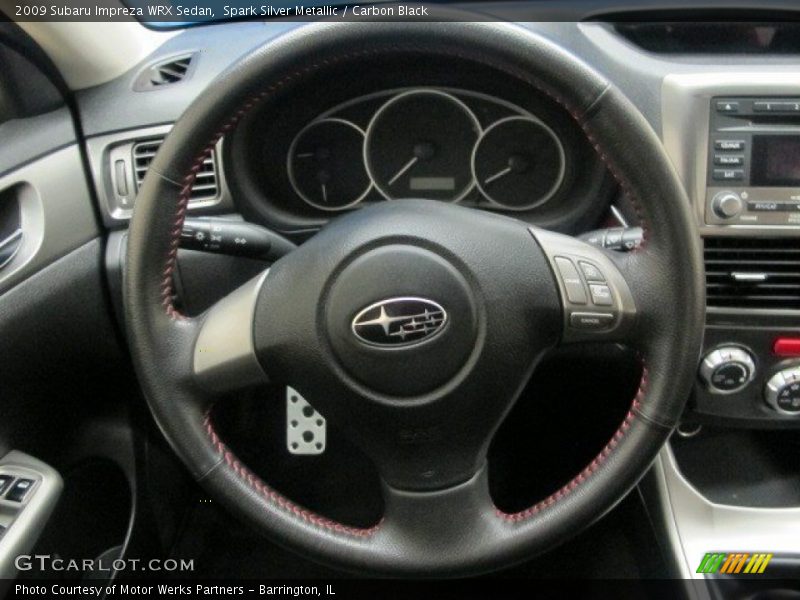 Spark Silver Metallic / Carbon Black 2009 Subaru Impreza WRX Sedan