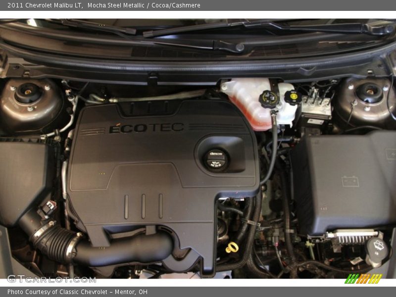 Mocha Steel Metallic / Cocoa/Cashmere 2011 Chevrolet Malibu LT