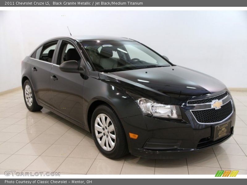 Black Granite Metallic / Jet Black/Medium Titanium 2011 Chevrolet Cruze LS