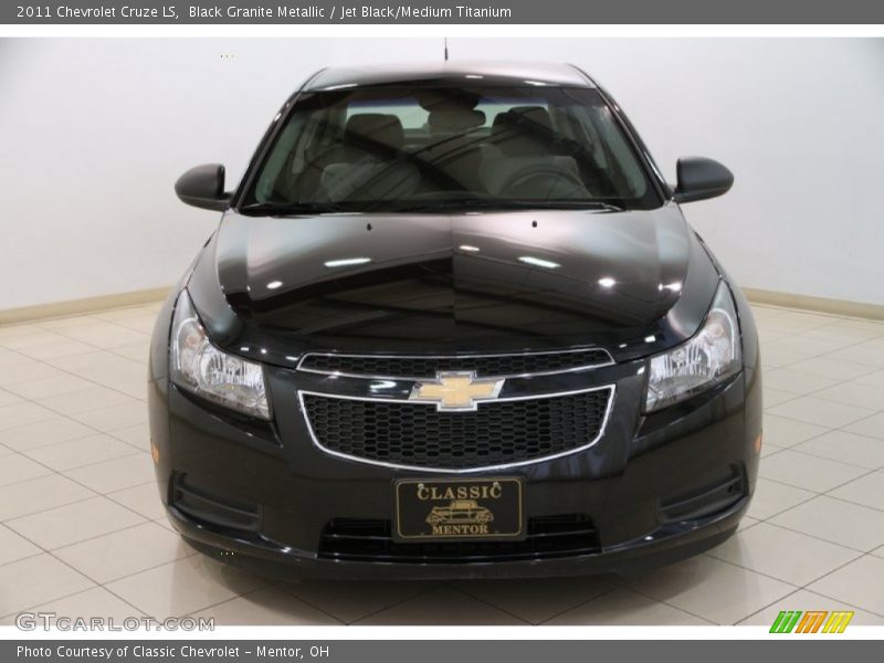 Black Granite Metallic / Jet Black/Medium Titanium 2011 Chevrolet Cruze LS