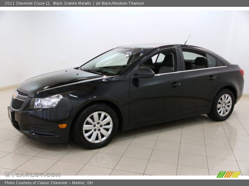 Black Granite Metallic / Jet Black/Medium Titanium 2011 Chevrolet Cruze LS