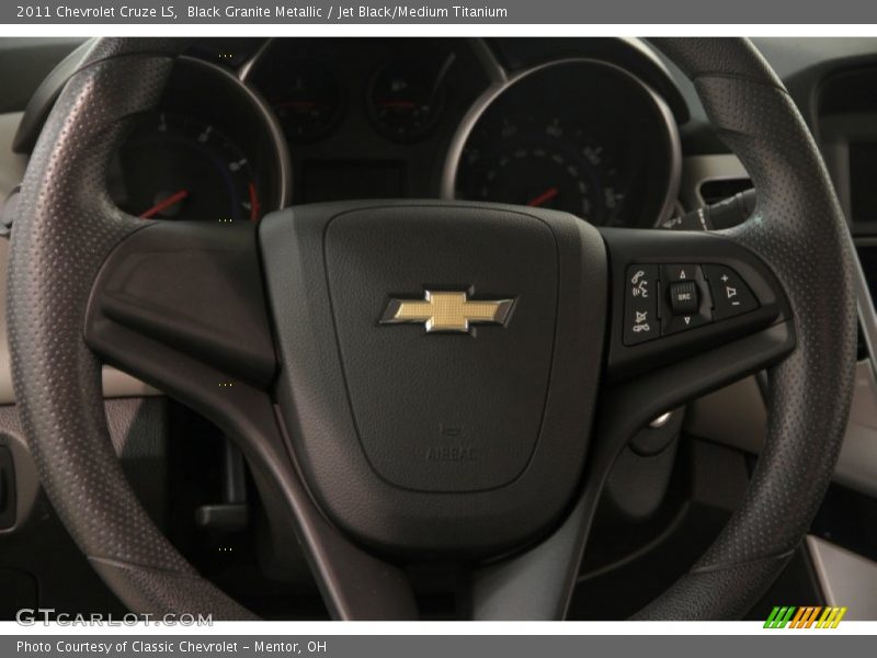 Black Granite Metallic / Jet Black/Medium Titanium 2011 Chevrolet Cruze LS