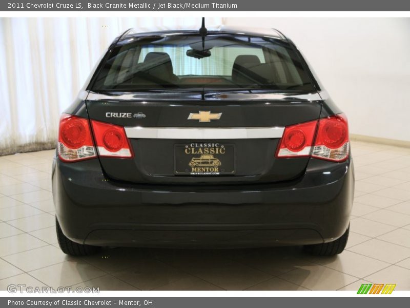 Black Granite Metallic / Jet Black/Medium Titanium 2011 Chevrolet Cruze LS