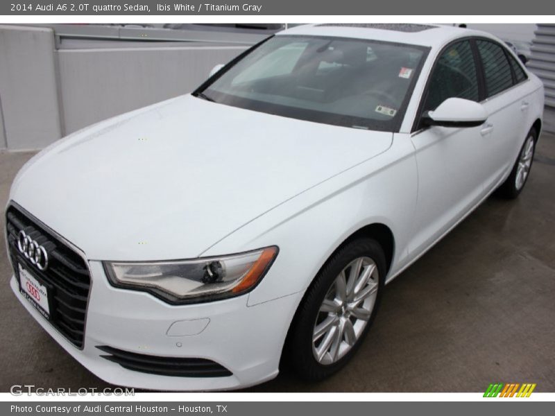 Ibis White / Titanium Gray 2014 Audi A6 2.0T quattro Sedan
