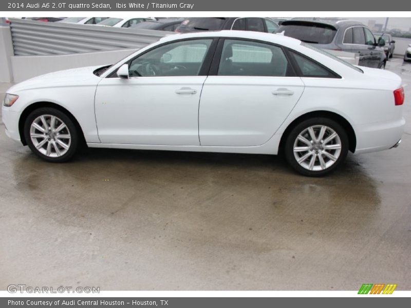 Ibis White / Titanium Gray 2014 Audi A6 2.0T quattro Sedan