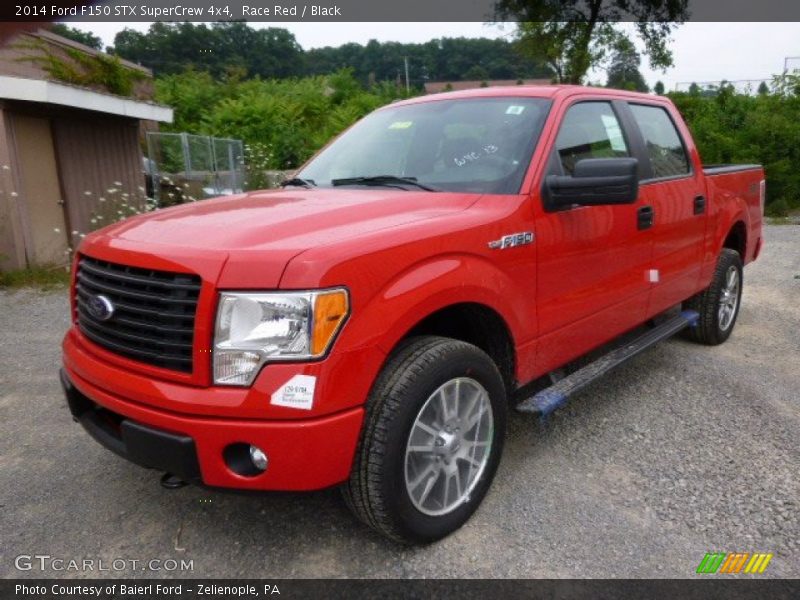 Race Red / Black 2014 Ford F150 STX SuperCrew 4x4