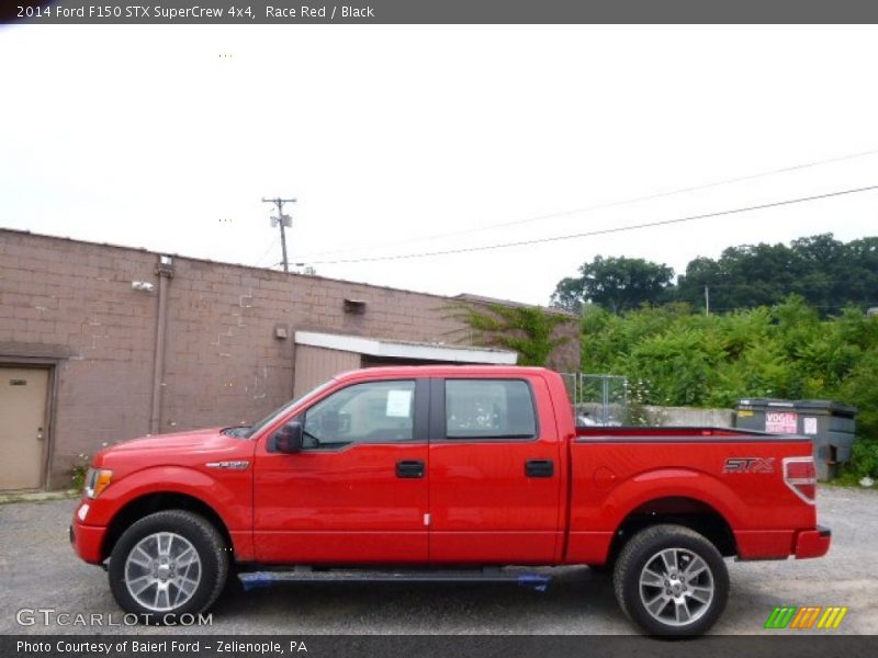 Race Red / Black 2014 Ford F150 STX SuperCrew 4x4