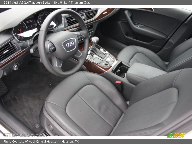 Ibis White / Titanium Gray 2014 Audi A6 2.0T quattro Sedan