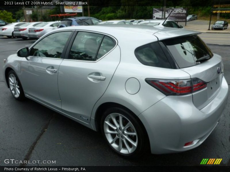 Silver Lining / Black 2013 Lexus CT 200h Hybrid