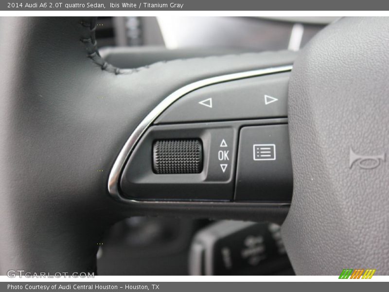 Ibis White / Titanium Gray 2014 Audi A6 2.0T quattro Sedan