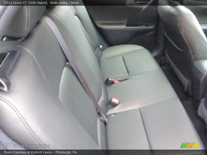 Silver Lining / Black 2013 Lexus CT 200h Hybrid