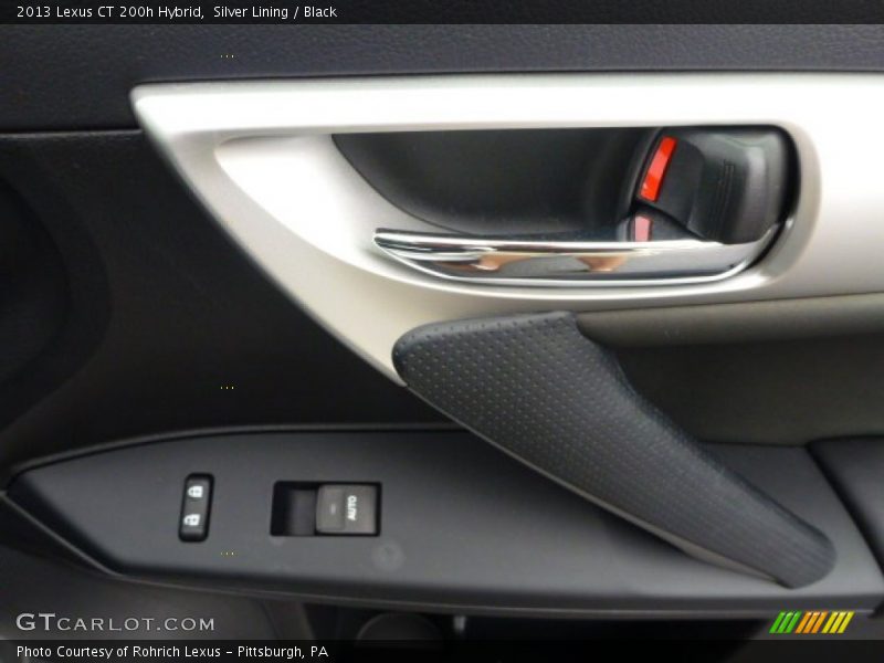 Silver Lining / Black 2013 Lexus CT 200h Hybrid
