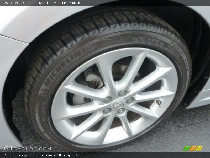 Silver Lining / Black 2013 Lexus CT 200h Hybrid