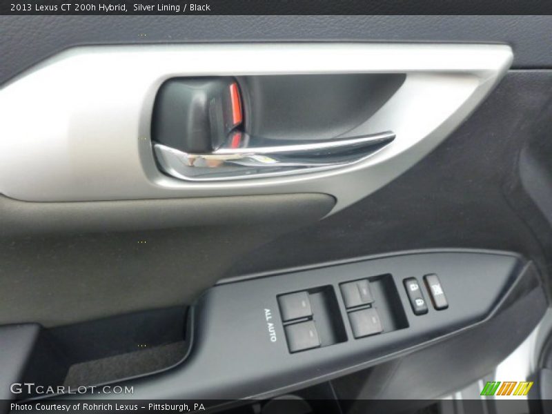 Silver Lining / Black 2013 Lexus CT 200h Hybrid