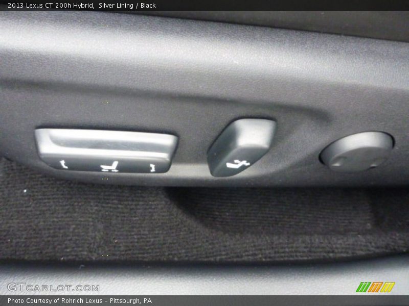 Silver Lining / Black 2013 Lexus CT 200h Hybrid