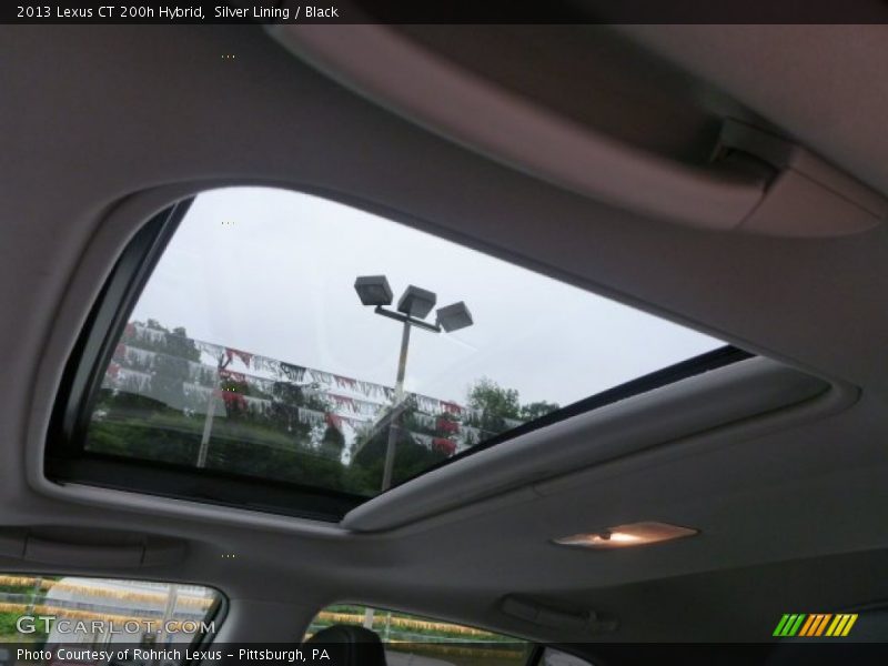 Silver Lining / Black 2013 Lexus CT 200h Hybrid