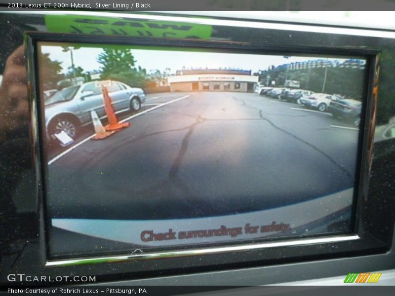 Silver Lining / Black 2013 Lexus CT 200h Hybrid