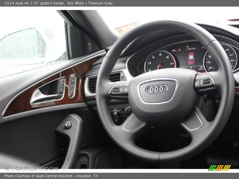 Ibis White / Titanium Gray 2014 Audi A6 2.0T quattro Sedan