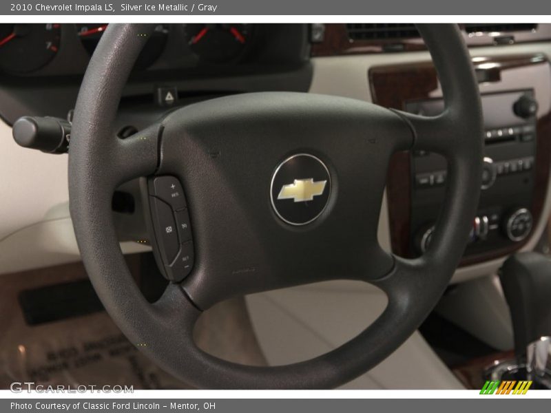Silver Ice Metallic / Gray 2010 Chevrolet Impala LS