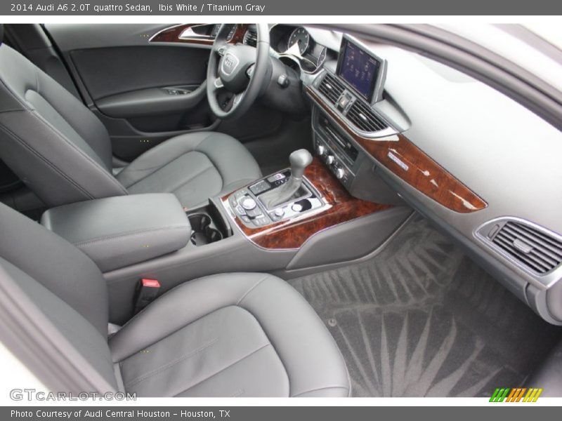 Ibis White / Titanium Gray 2014 Audi A6 2.0T quattro Sedan