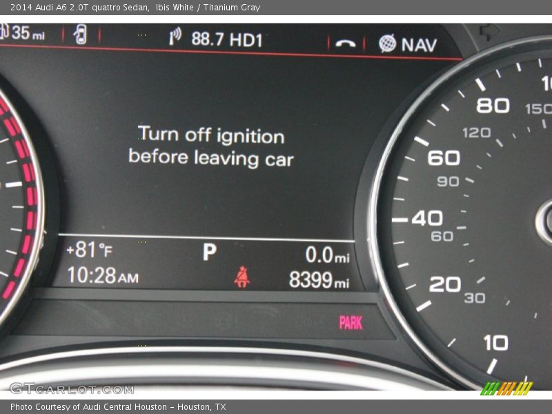 Ibis White / Titanium Gray 2014 Audi A6 2.0T quattro Sedan