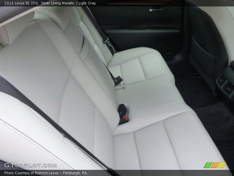 Silver Lining Metallic / Light Gray 2013 Lexus ES 350