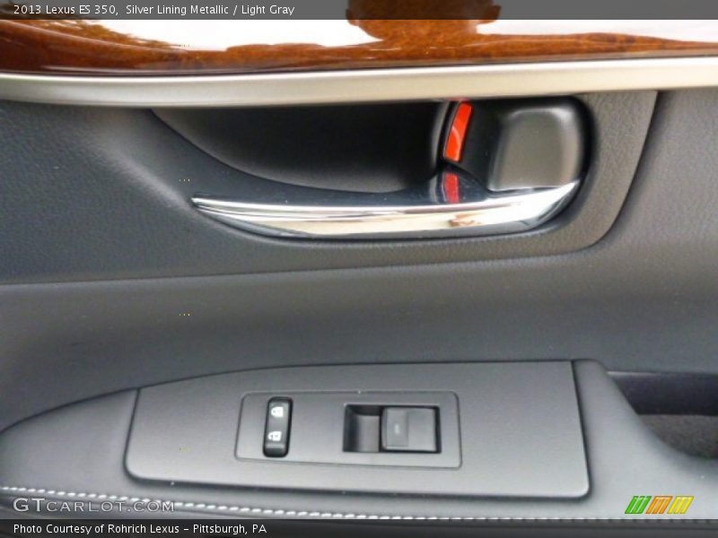 Silver Lining Metallic / Light Gray 2013 Lexus ES 350