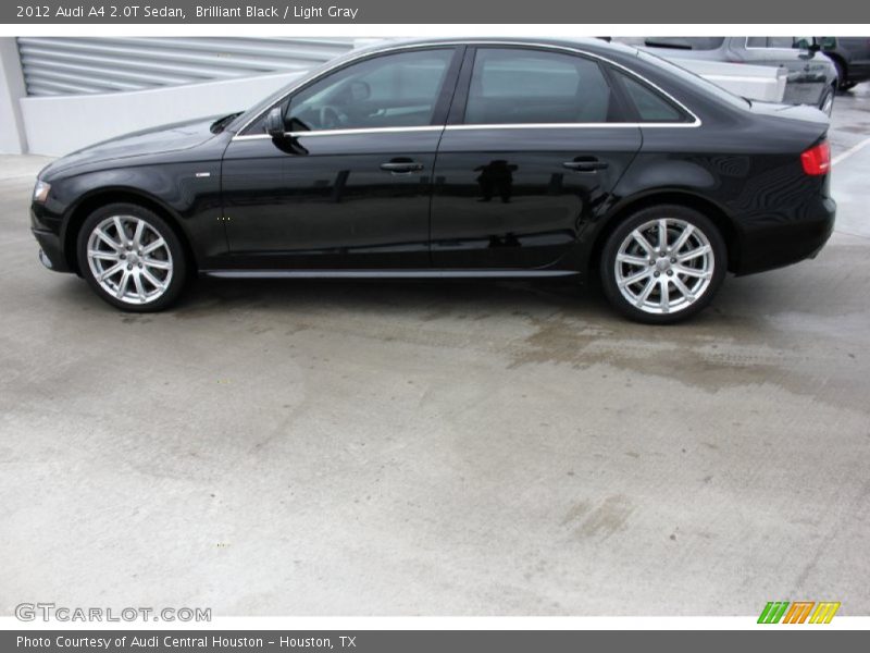 Brilliant Black / Light Gray 2012 Audi A4 2.0T Sedan