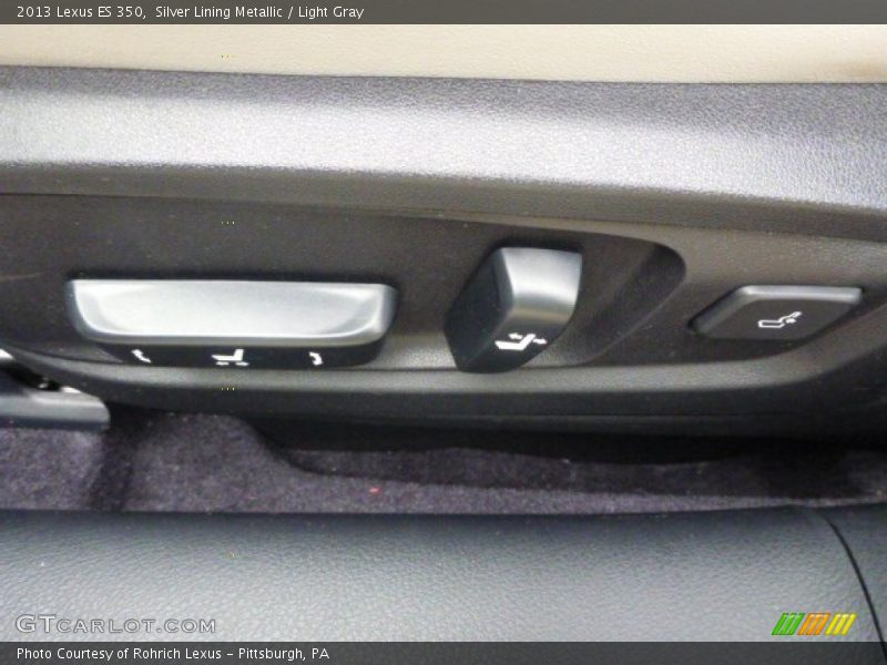 Silver Lining Metallic / Light Gray 2013 Lexus ES 350