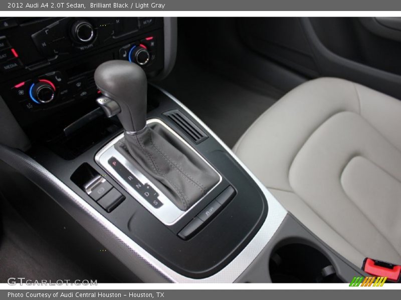 Brilliant Black / Light Gray 2012 Audi A4 2.0T Sedan