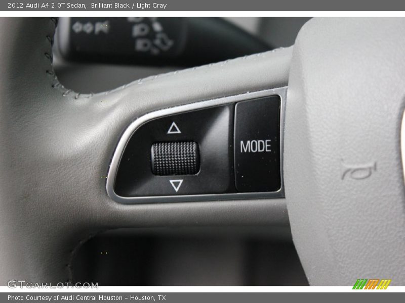Brilliant Black / Light Gray 2012 Audi A4 2.0T Sedan