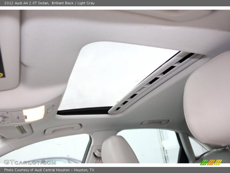 Brilliant Black / Light Gray 2012 Audi A4 2.0T Sedan
