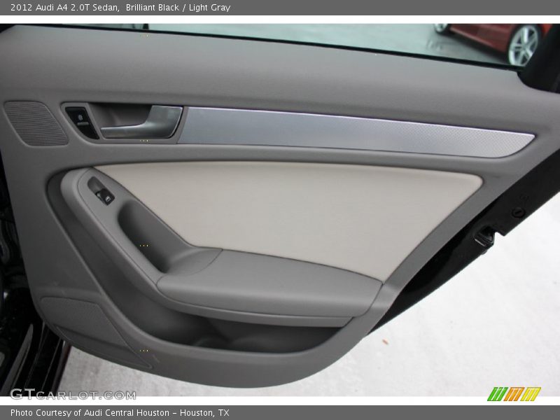 Brilliant Black / Light Gray 2012 Audi A4 2.0T Sedan